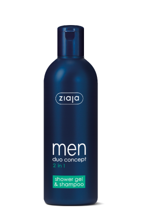 2 in 1 Duschgel und Shampoo für den Mann