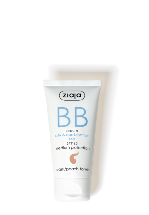BB Creme für fettige Haut und Mischhaut - dunkel/Pfirsich